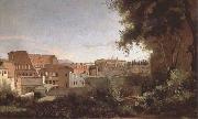 Jean Baptiste Camille  Corot View of the Colosseum from the Farnese Gardens (mk09) china oil painting artist